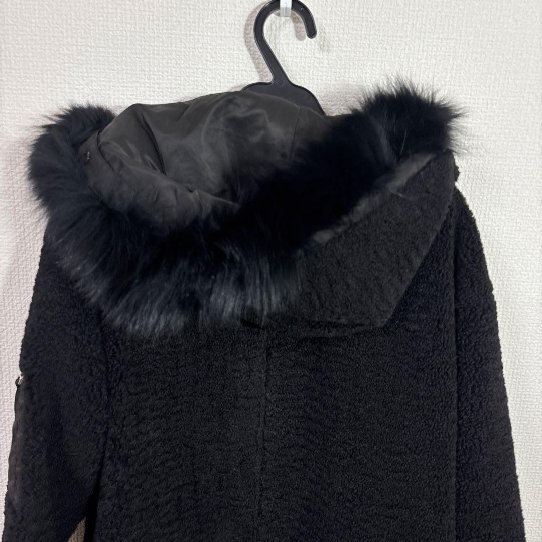 LASUD ボアコートブラック　未使用品　サイズ9号　定価34000円 タグ無し