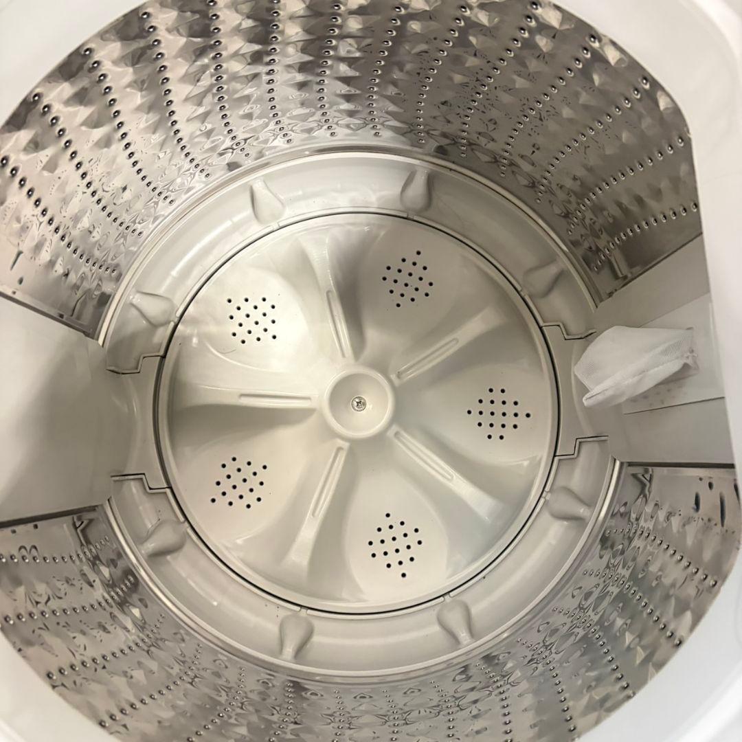 757 ホワイト　洗濯機　単身用　小型　一人暮らし　5.5キロ　きれい