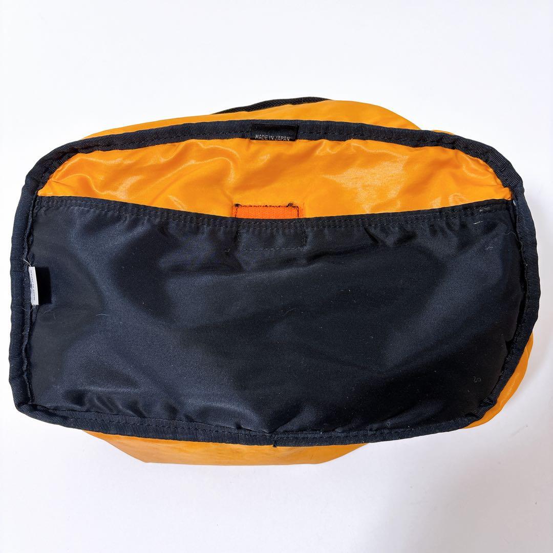 【美品】PORTER ポーター TANKER タンカー ボディバッグ 黒ナイロン