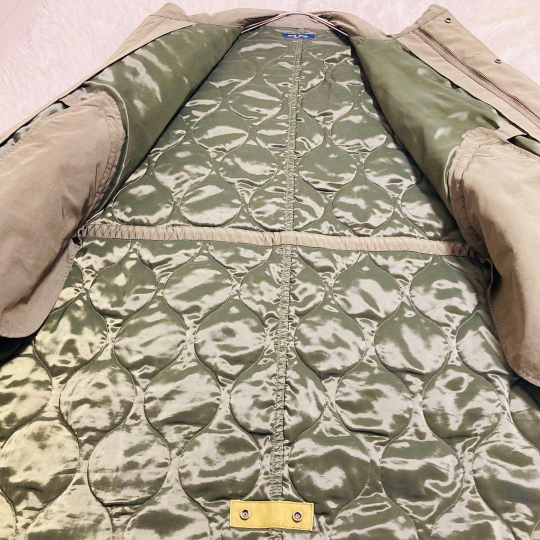 値下げ♡フレッドペリー　モッズコート　キルティング　切替　カーキ　L