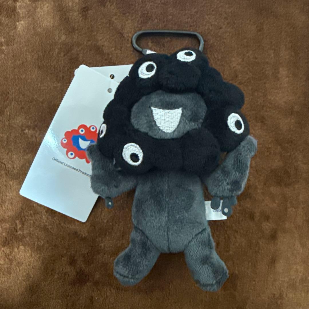 ミャクミャク　黒　カラビナ付きマスコット　ブラック