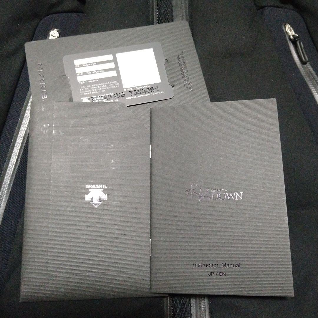 値下げ　デサントオルテライン マウンテニア 水沢ダウン ブラック レディース　L