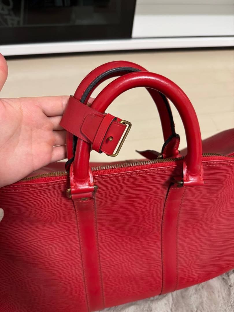 Louis Vuitton エピレザー キーポル50 ボストンバッグ