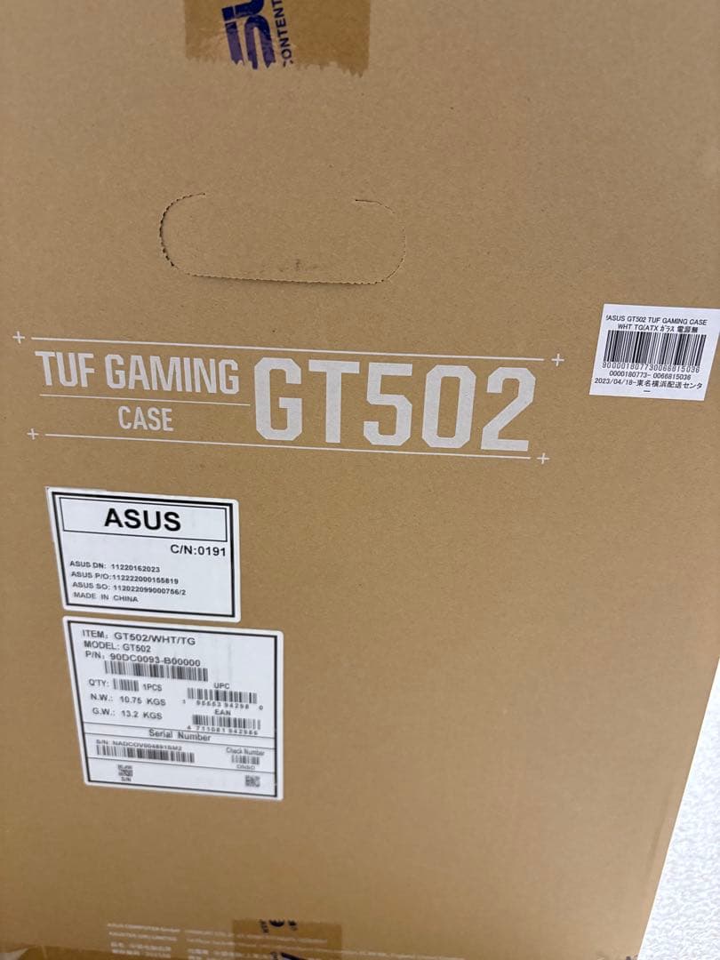 TUF GAMING GT502 ホワイト PCケース