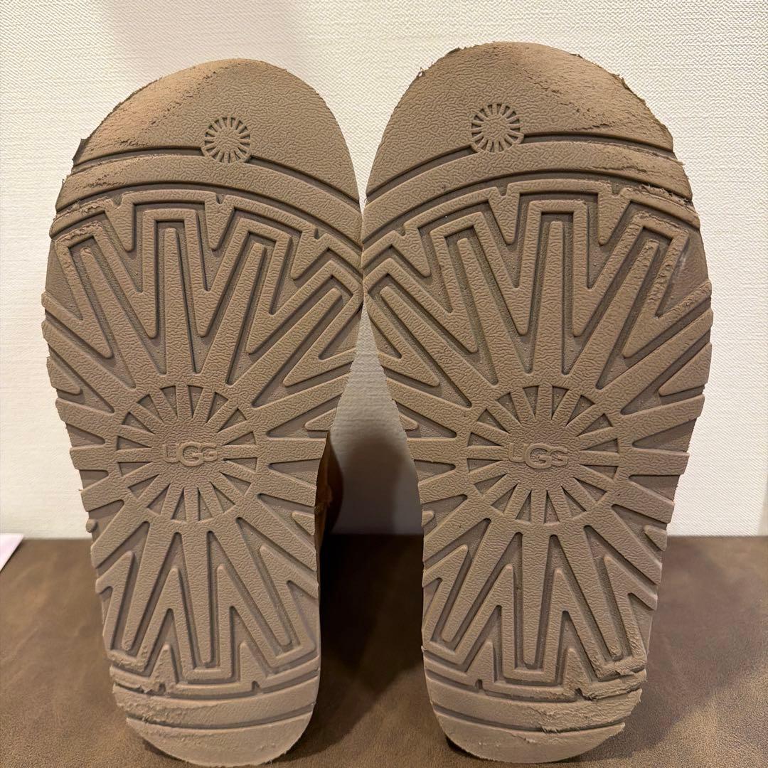 久美子！UGG ブラウン 厚底スリッポンブーツ