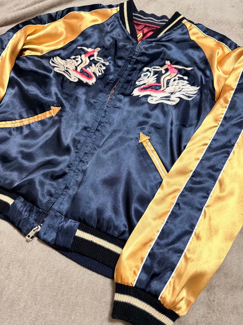 ２面用 テーラー東洋 USA hawaii 龍日本限定 スカジャン unisex