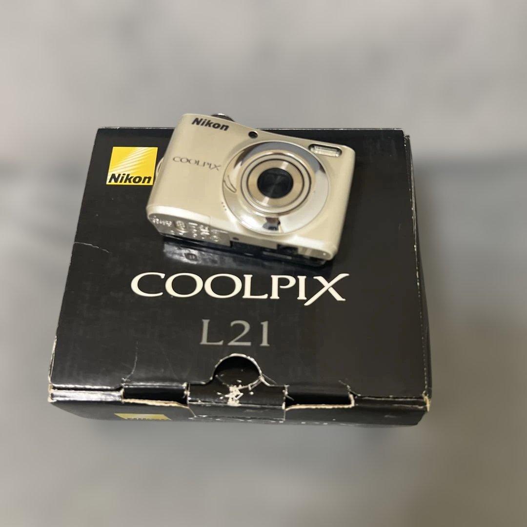 【訳あり動作品】Nikon COOLPIX L21 シルバー