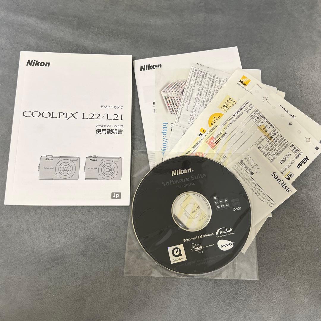 【訳あり動作品】Nikon COOLPIX L21 シルバー