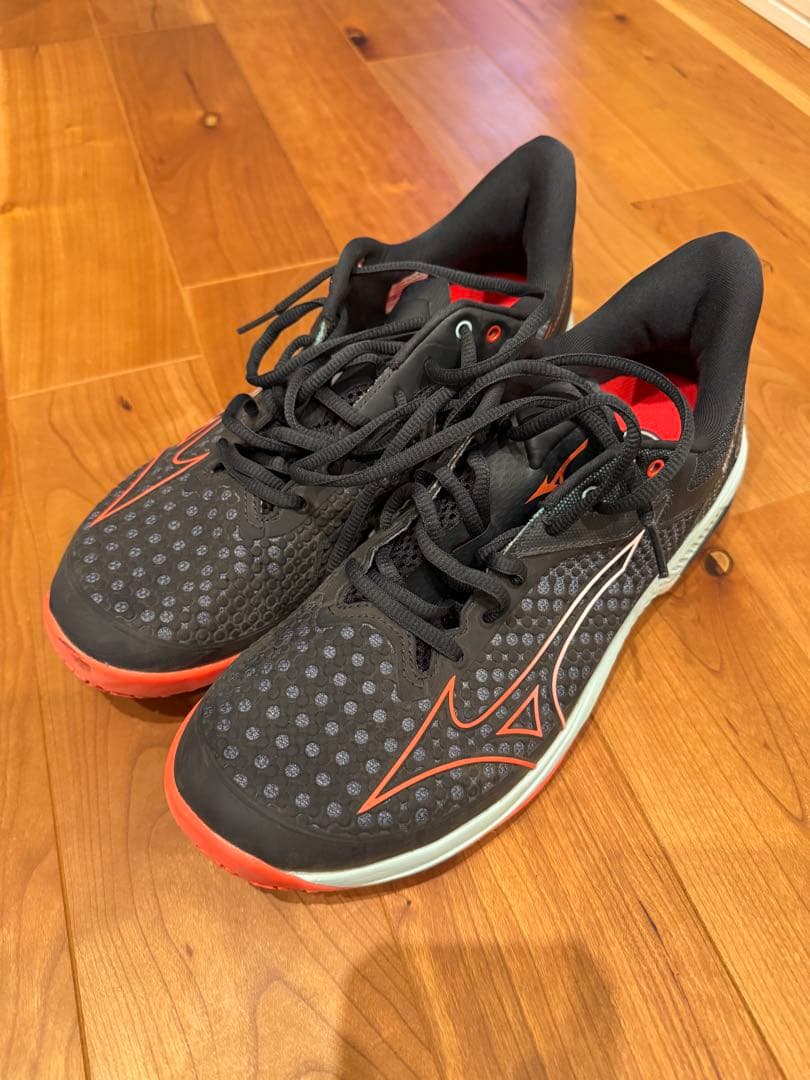 たくみん　ミズノ　ウエーブエクシードツアー　テニス　オムニ　27.5