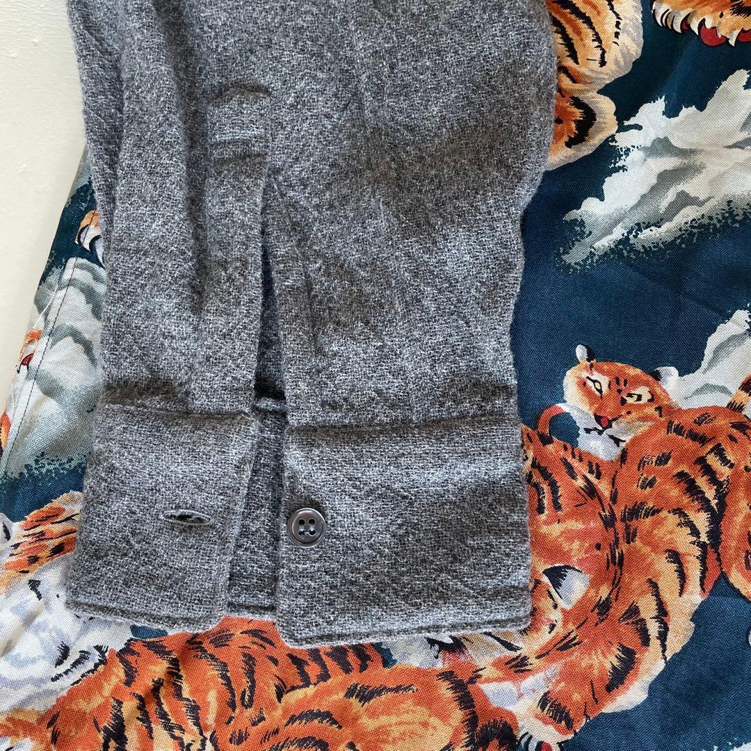 COMME des GARÇONS SHIRT トラ柄長袖シャツ L