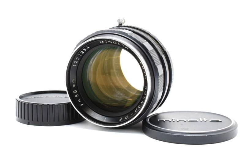 Minolta AUTO ROKKOR-PF 58mm f/1.4（整備品）