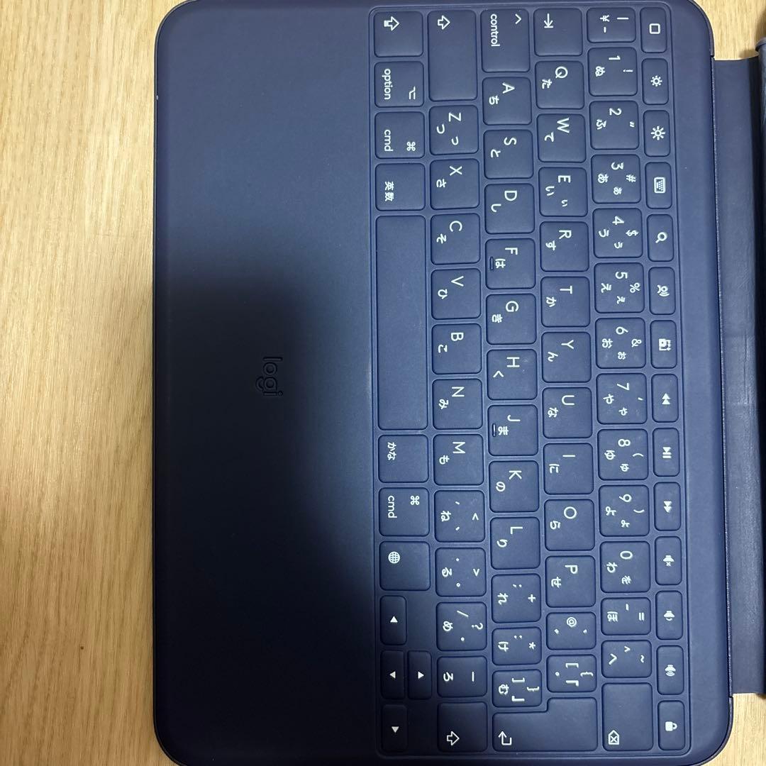 Logitech 日本語キーボードケース ダークブルー