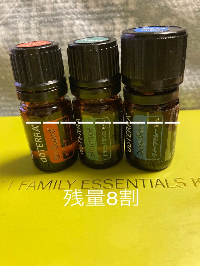 doTERRAファミリーエッセンシャルズキット10本セット デュフューザーペブル