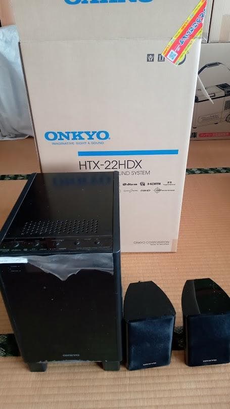 ＯＮＫＹＯ　ＨＴＸ－22ＨＤＸ　ＰＡＷ　２．１ｃｈサブウーファー内蔵ＡＶアンプ