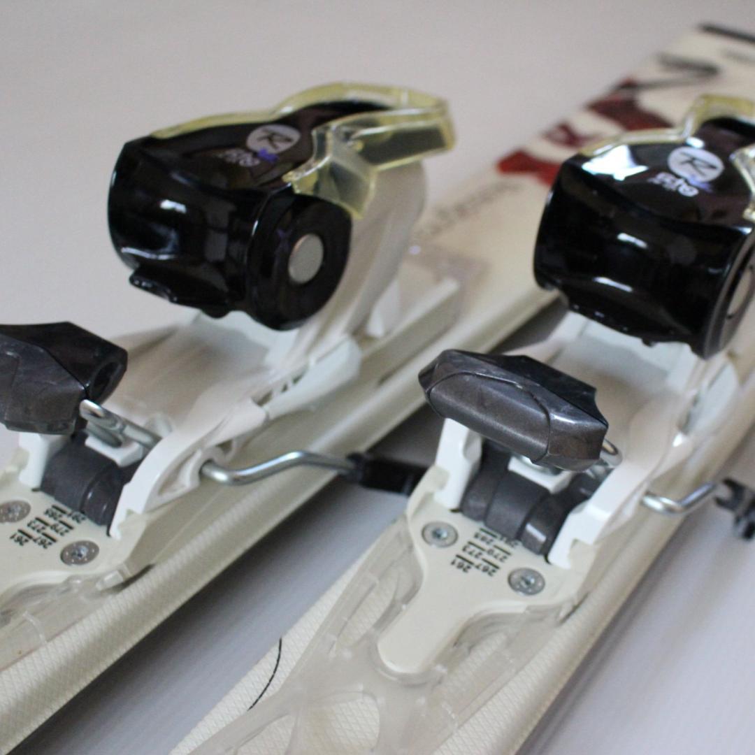 Rossignol★レディーススキー板&ストックセット ホワイト 長さ140cm