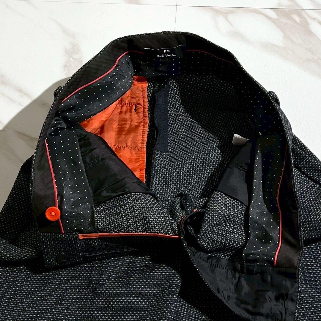 【未使用級•現行✨】PSポールスミス スーツ セットアップ パンツ 総裏 黒 M