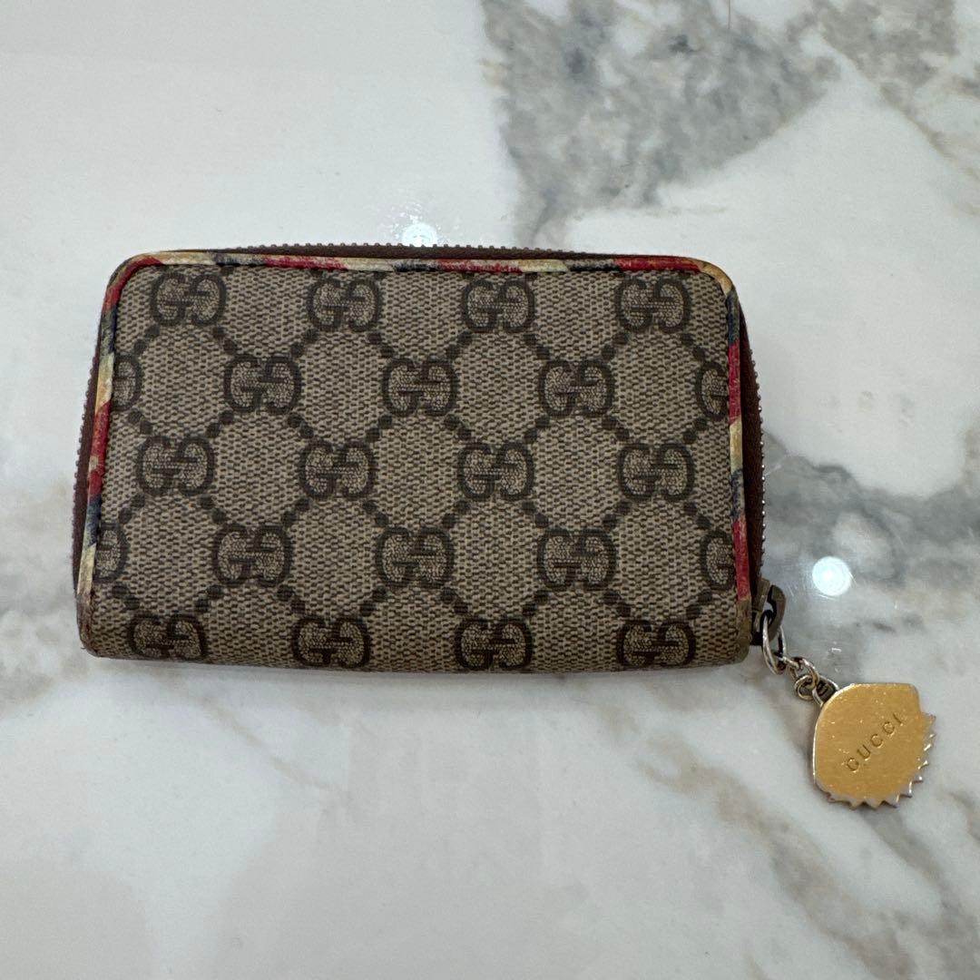 GUCCI スプリームクーリエ.小銭入れ.ラウンドファスナー