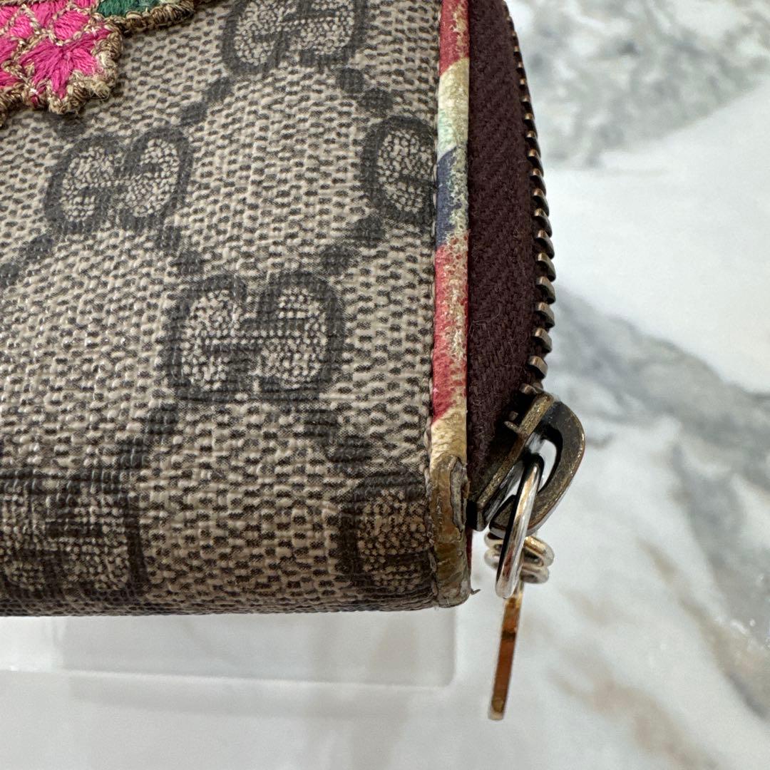 GUCCI スプリームクーリエ.小銭入れ.ラウンドファスナー