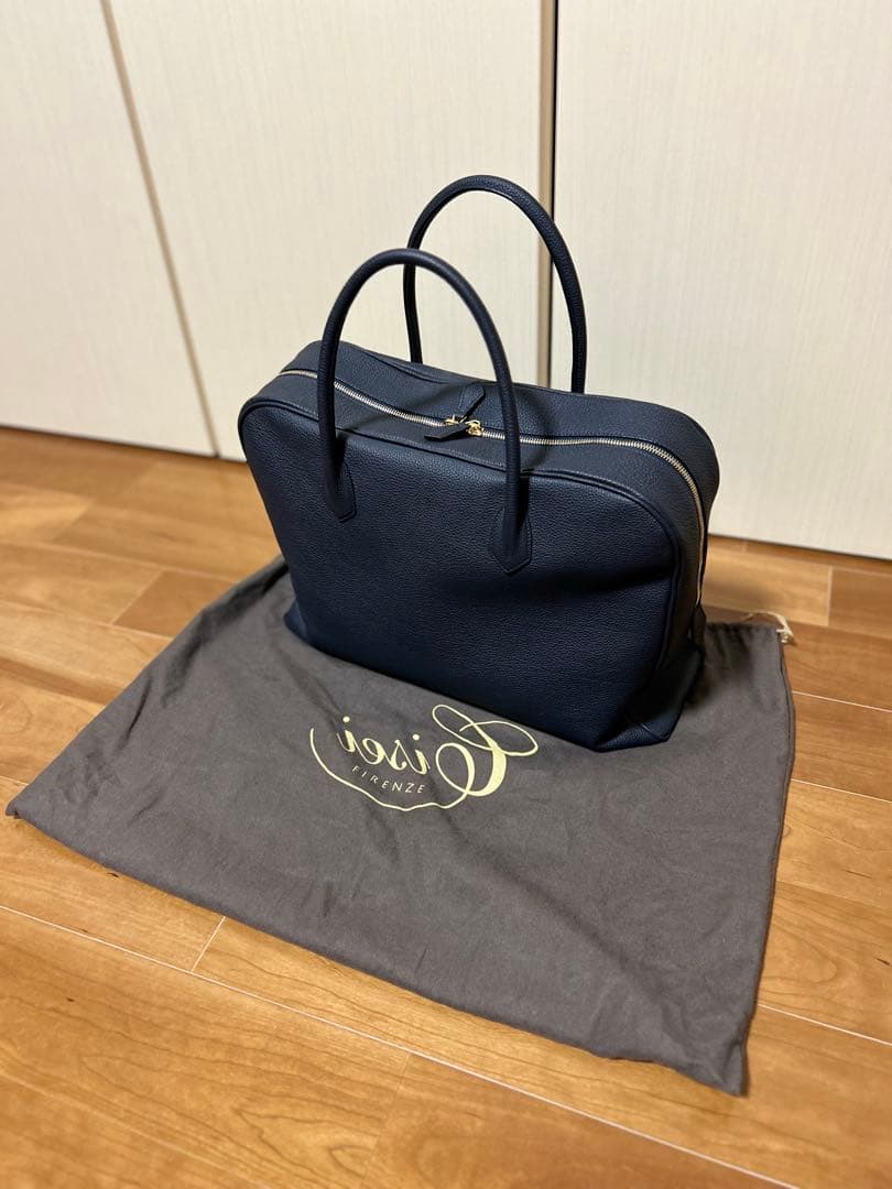 Cisei guji別注 901 シュリンクレザーブリーフケース　ネイビー