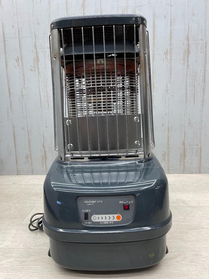 トヨトミ 石油ストーブ KF-15 95年製 動作確認済 強制通気形開放式