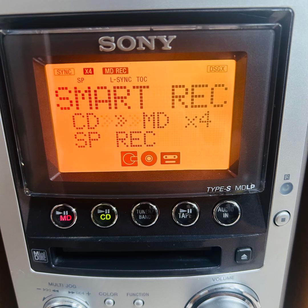 SONY CMT-M3 シルバー　MDコンポ　作動OK! 付属品完備