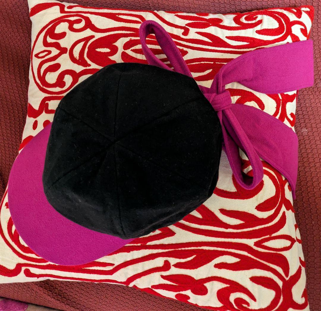 L.M.Y　バラ色の帽子　ギャップキャップ　猫ベレー