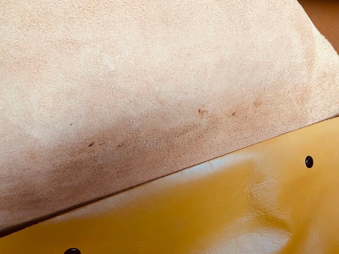 Uni&Co ユニアンドコー メッセンジャーバッグ ブラウニー イエロー L牛革