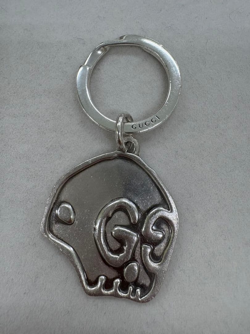 【中古】GUCCI グッチ ゴースト スカル キーリング 478651