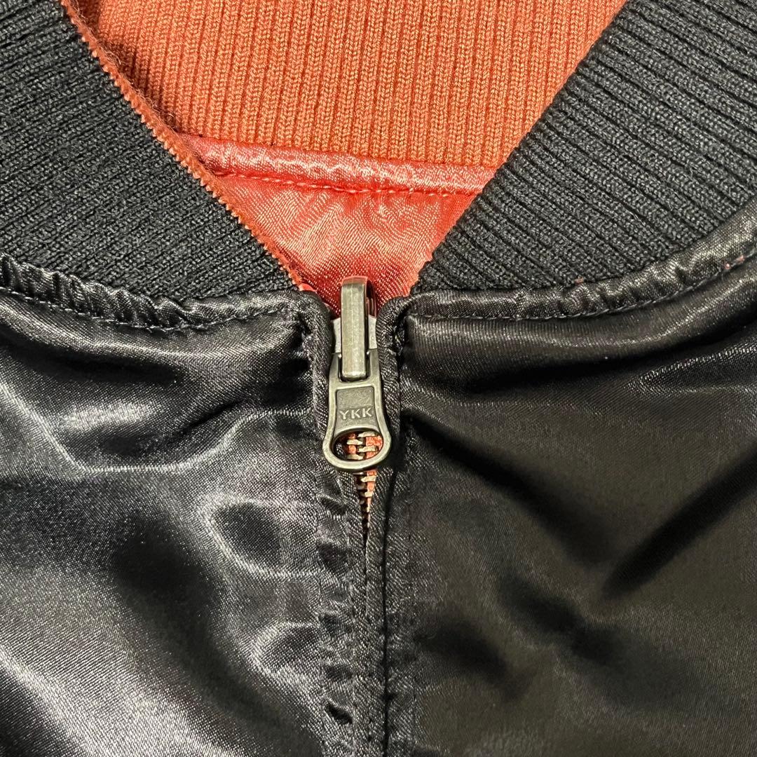 AVIREX スカジャン フライングタイガー リバーシブル ピンク ブラック L