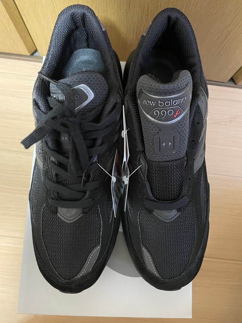 【値下げ 新品】New Balance 990V6 トリプルブラック 27cm