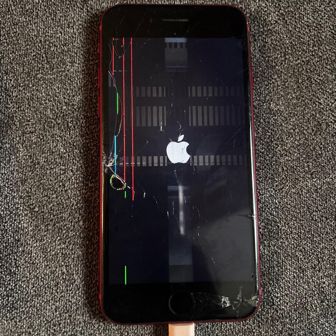 ガ*ト様 Apple iPhone SE3(赤) 画面ひびあり ジャンク品