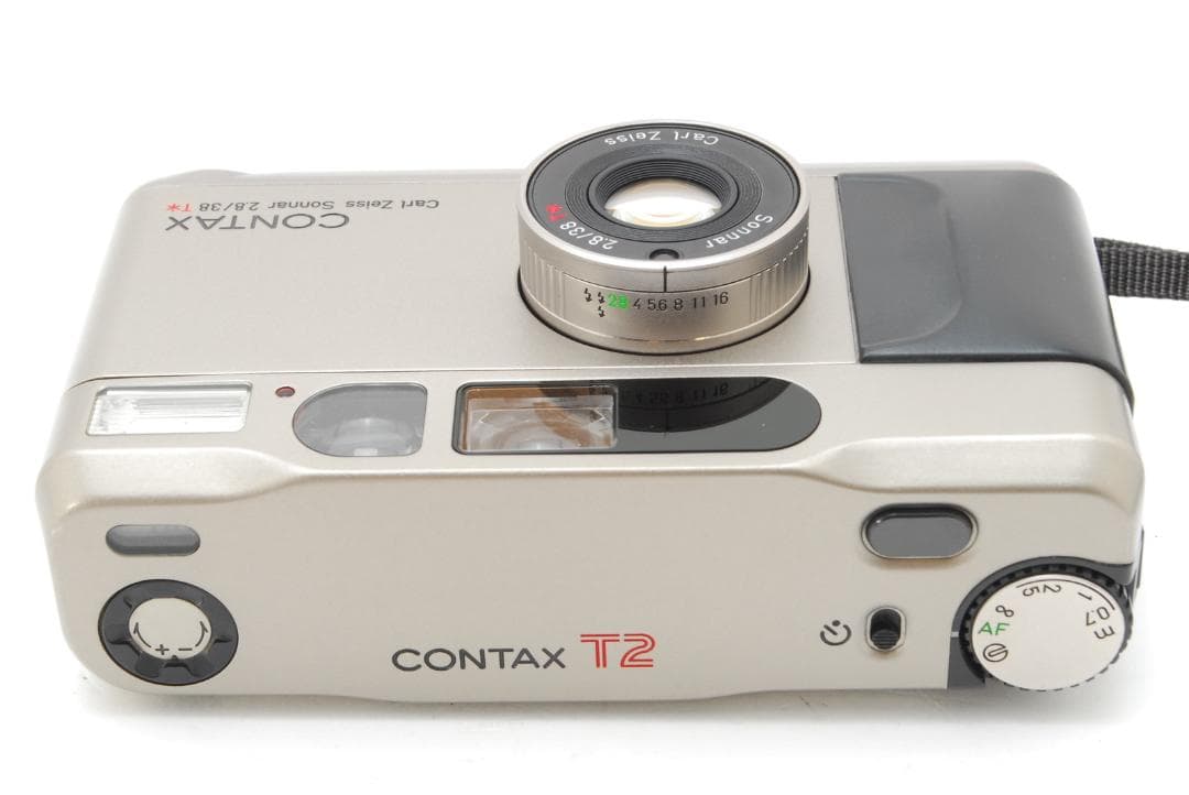 【美品 箱＆ケース付き】コンタックス Contax T2 シルバー