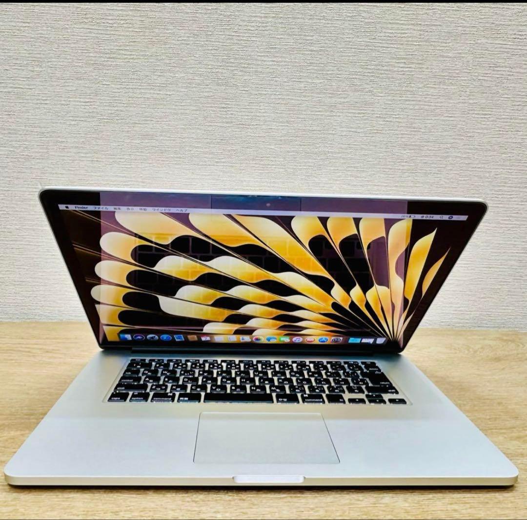 【2024年OS】Macbook Pro メモリ8GB SSD 新品充電器