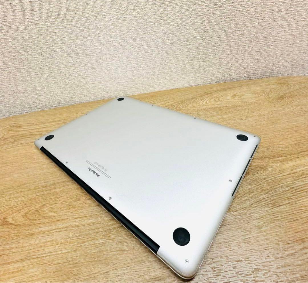 【2024年OS】Macbook Pro メモリ8GB SSD 新品充電器