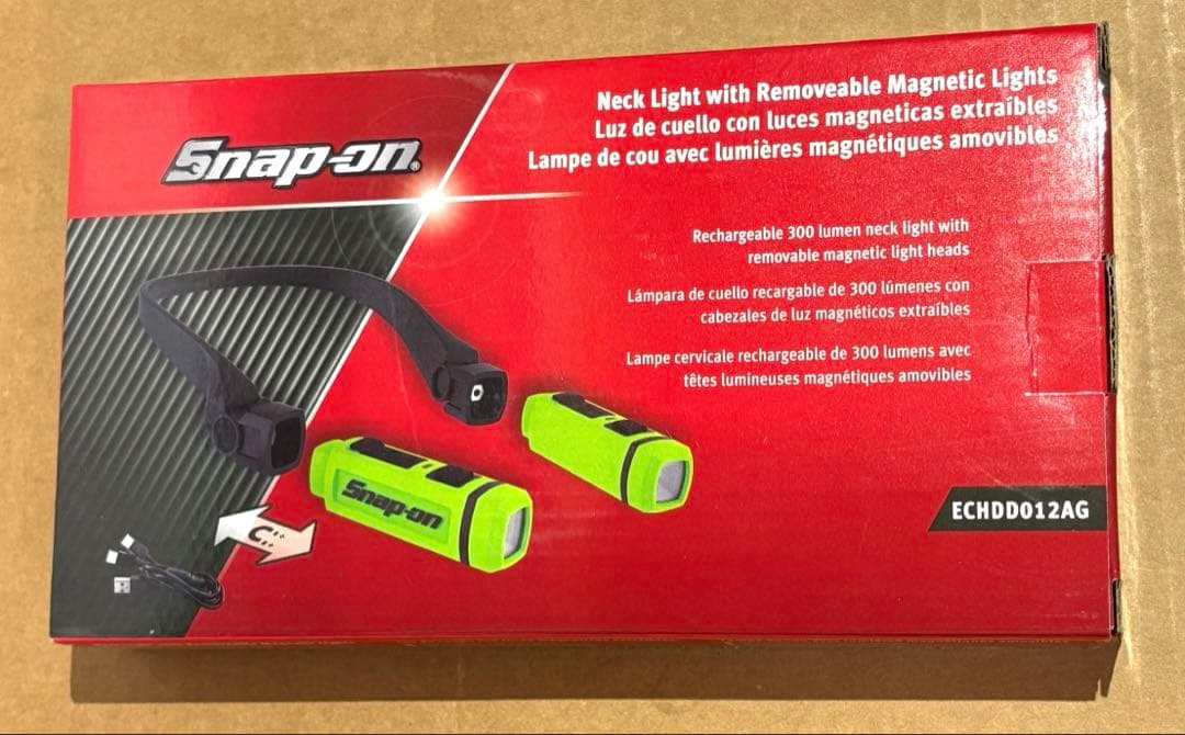 スナップオンsnap-on LEDハンズフリー ネックライト ECHDD012