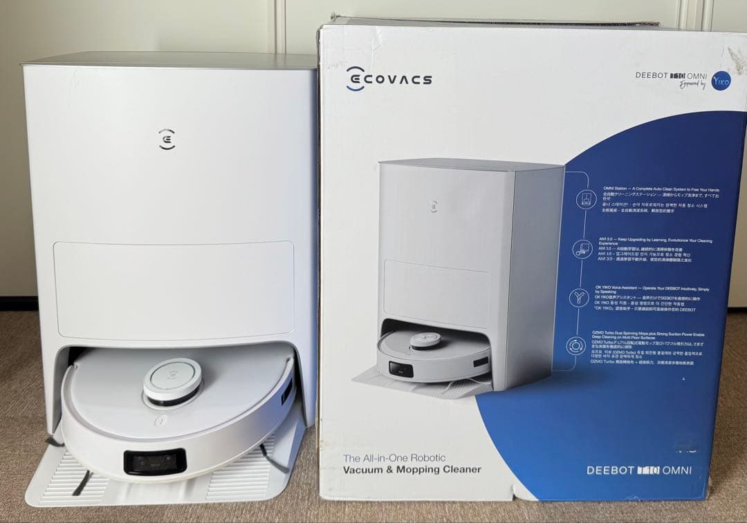 ECOVACS DEEBOT T10 OMNI ロボット掃除機 エコバックス