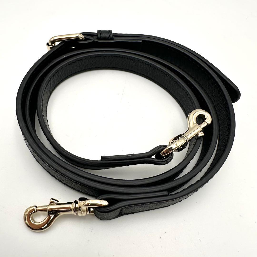 未使用✨ GUCCI グッチ ショルダーストラップ バッグ用 ST レザー 黒