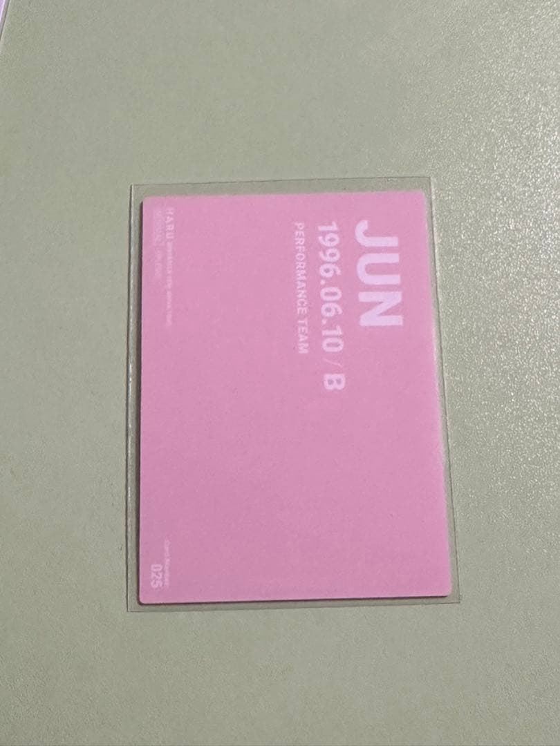 SEVENTEEN セブチ 直筆サイン入りトレカ ジュン