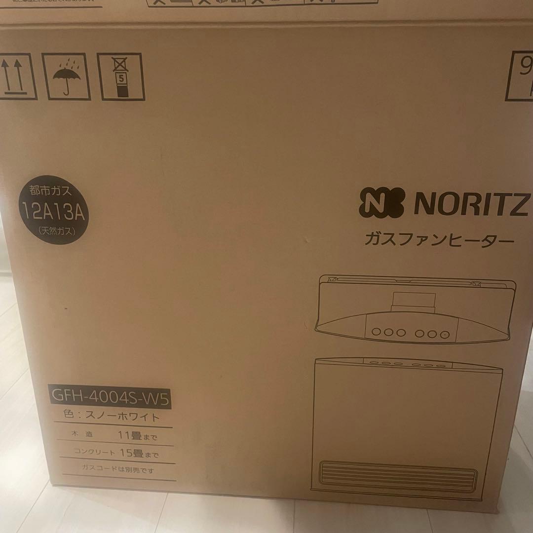 未使用 NORITZ ガスファンヒーター GFH-4004S-W5