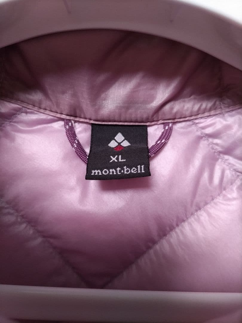 美品　モンベル　スペリオダウンジャケット　レディース　ライトピンク