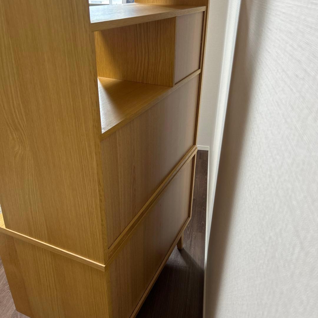 unico ウニコ トールシェルフ SIGNE シグネ　廃盤 本棚 引出付き