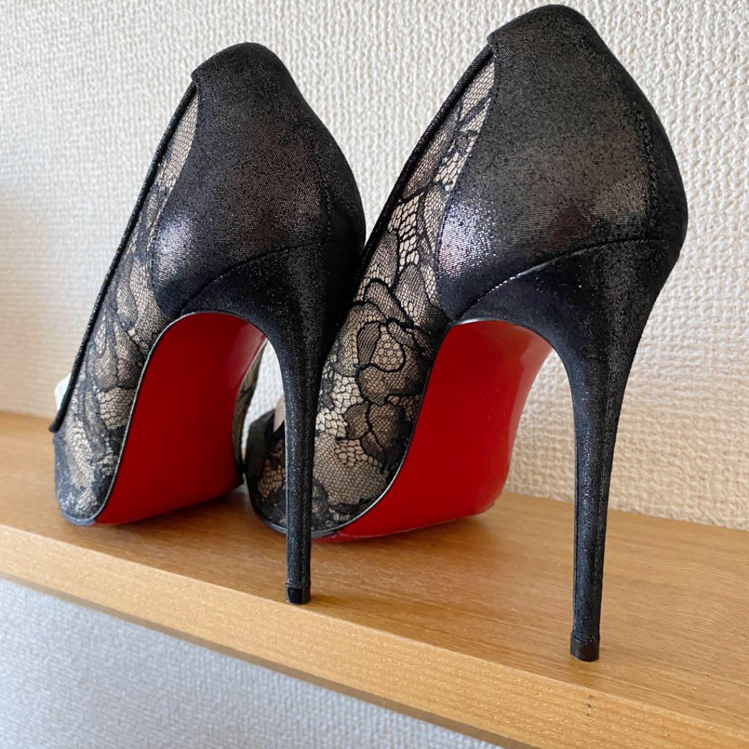 ルブタン レース ハイヒール