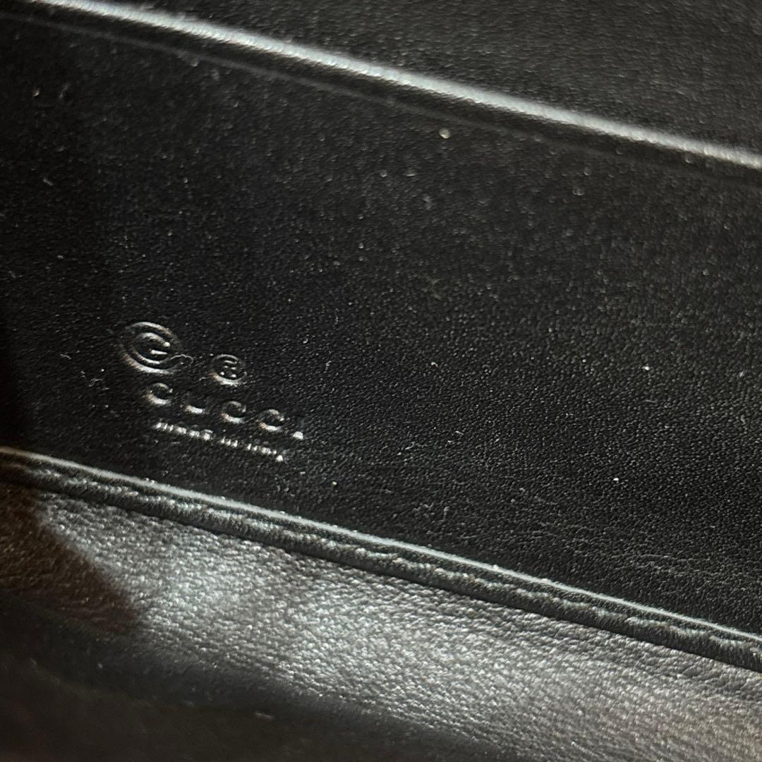 【美品！】GUCCI ブラック 長財布　メンズ　レディース