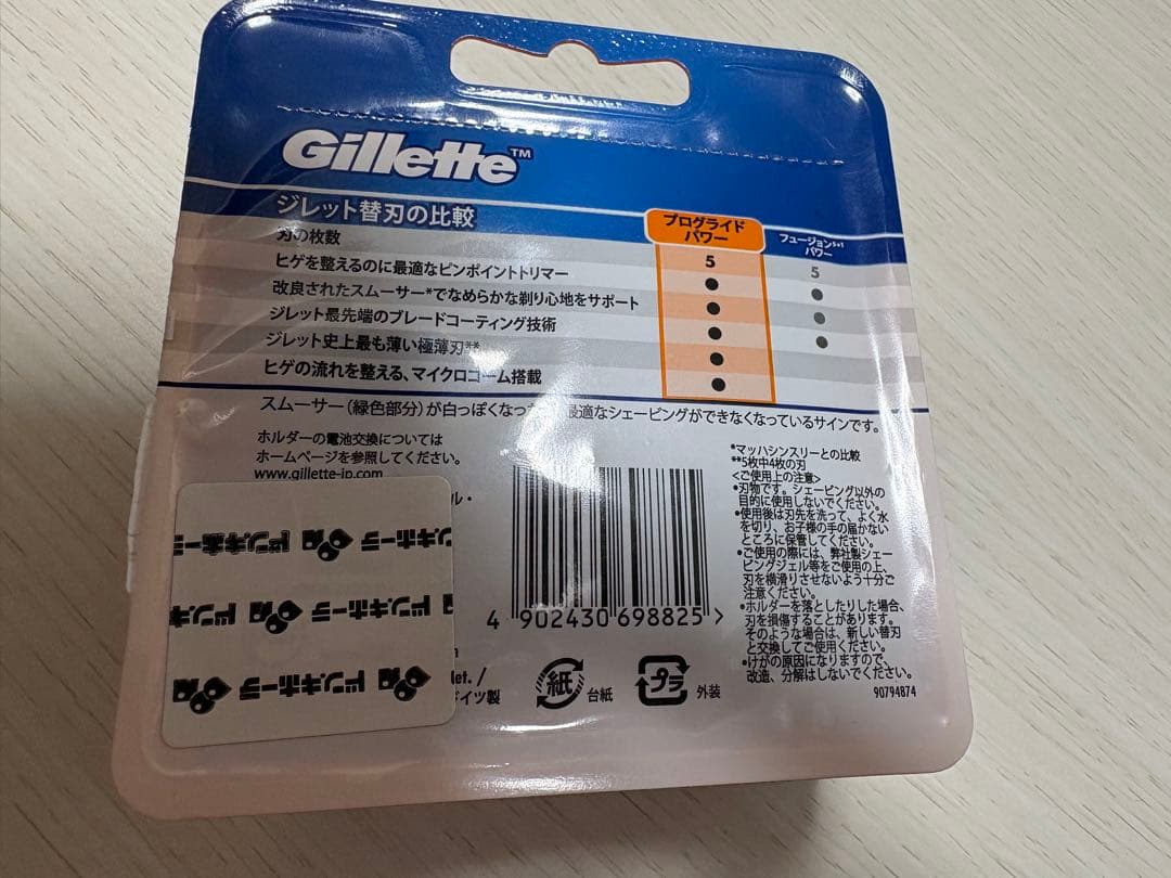 【新品】　ジレット プロシールド 髭剃り 本体+替刃36コ付　正規品