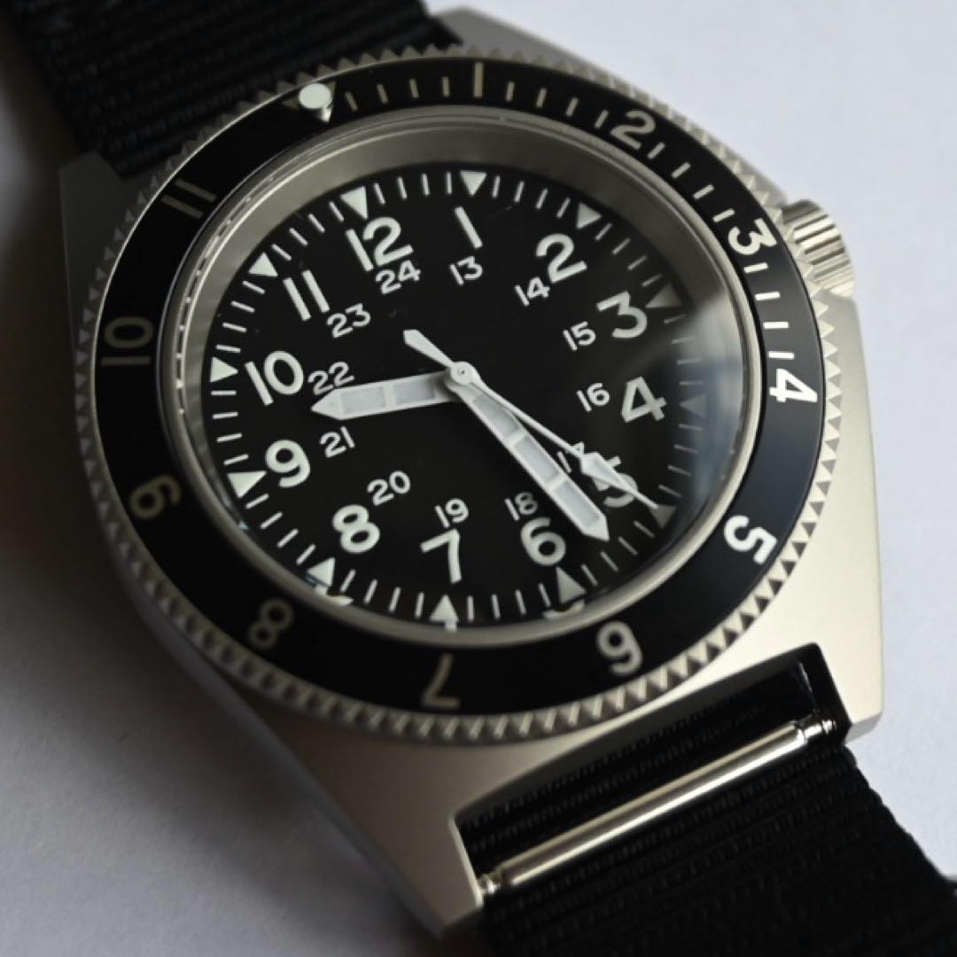 新品ミリタリーウォッチVH32 日本製クォーツ 米軍TYPE2オマージュ41mm
