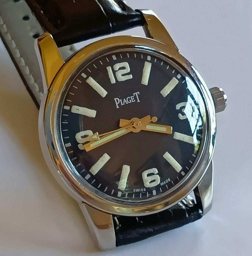 ピアジェ Piaget ヴィンテージ 手巻き腕時計 ブラック