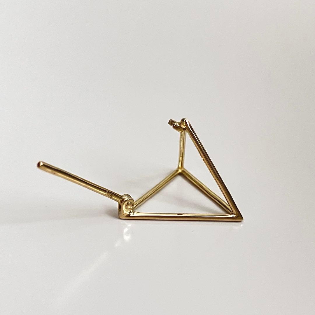 アクセサリー SHIHARA Triangle Pierce 15 18K YG