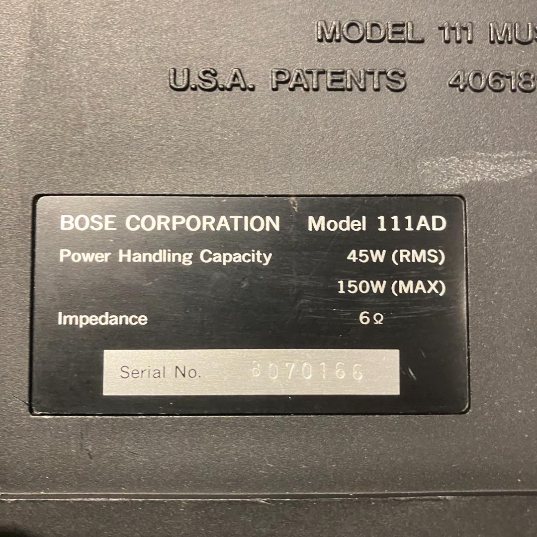 BOSE　ボーズ　スピーカー　111AD　ペア/天吊り金具付き
