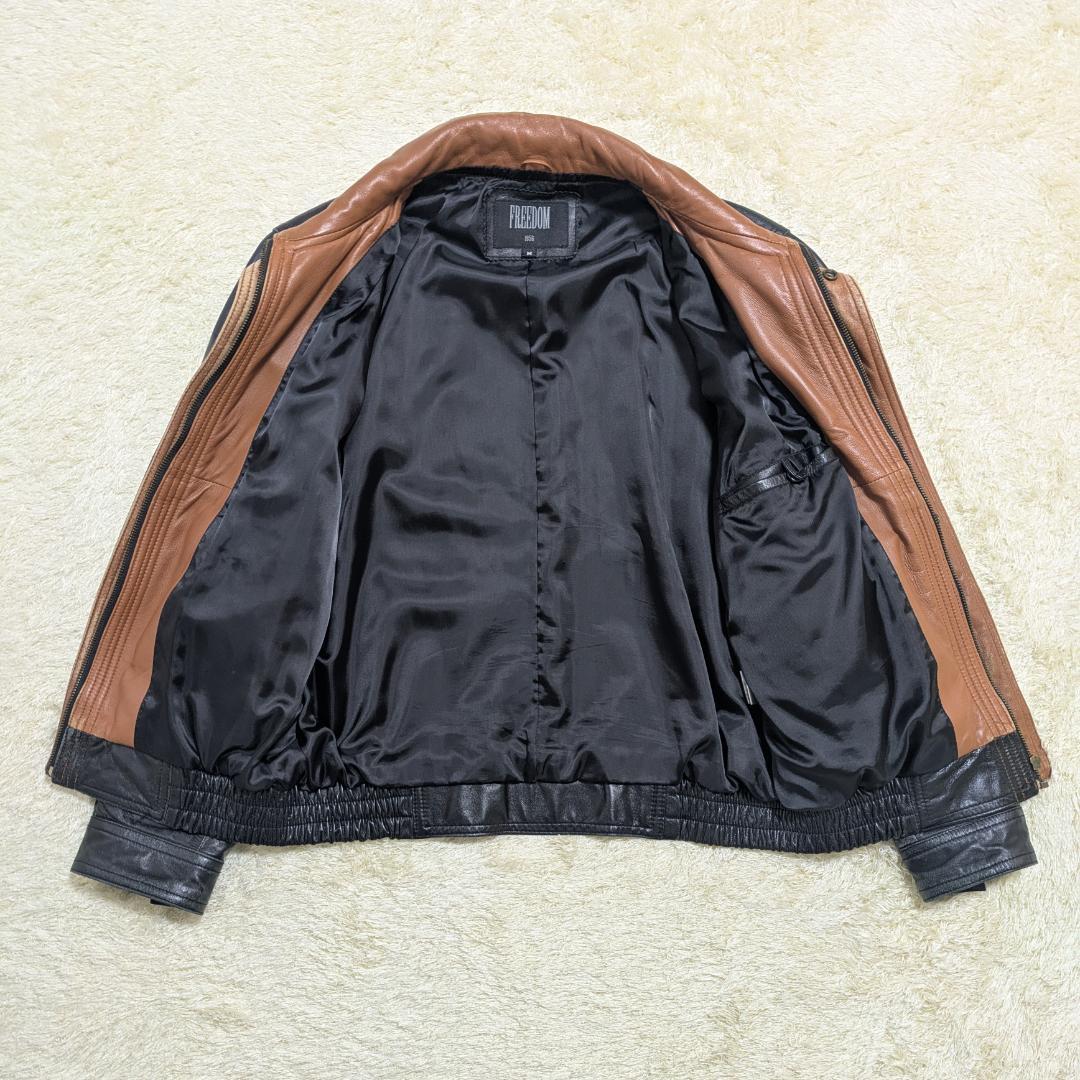 FREEDOM 羊革 レザージャケット A-2 G-1 雰囲気抜群