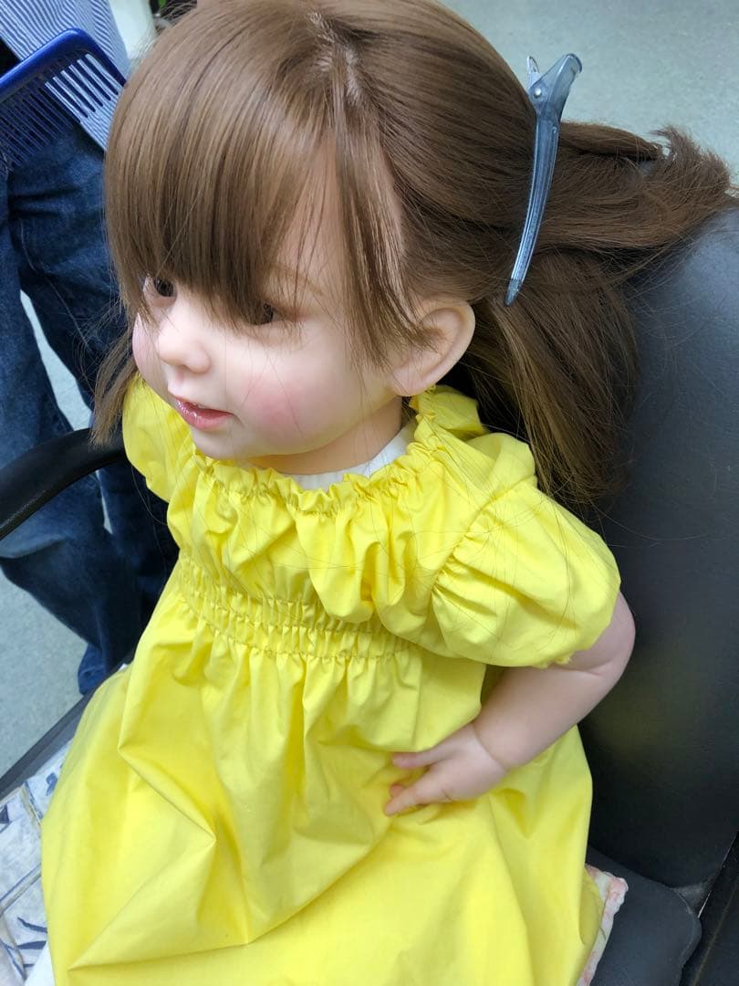 リボーンドール⭐️青いドレスの人形とティアラ